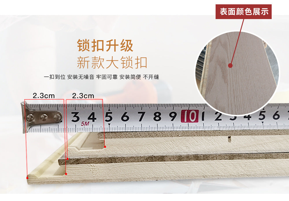 Door-to-Door Installation Old Three-Layer Large Board Pure Three-Layer Solid Wood Floor Oak Log3.0-4.0mm Underfloor Heating