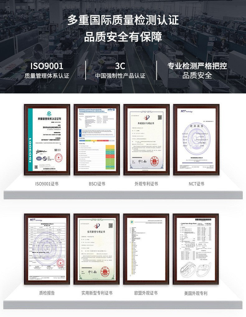 M100Hot-selling Popular Clip-on Touch Smart Color Screen High-Quality Bluetooth Earphones Wholesale from Factory Source