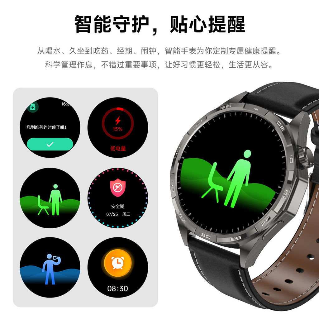 Watch6 Pro Smart Watch1.52inch Bluetooth Call, Heart Rate Monitor, Pedometer, Sleep, Message Reminder, Sports