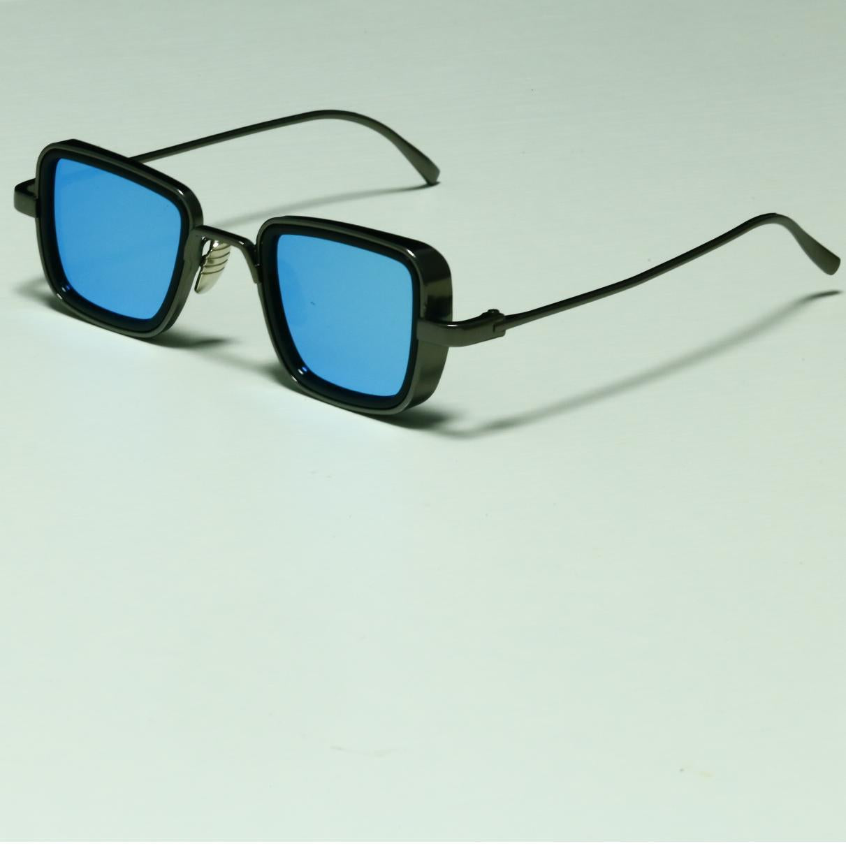 KABIR SINGH Steampunk Small Square Frame Sunglasses for Men High-end Indian Sunglasses Men's Glasses