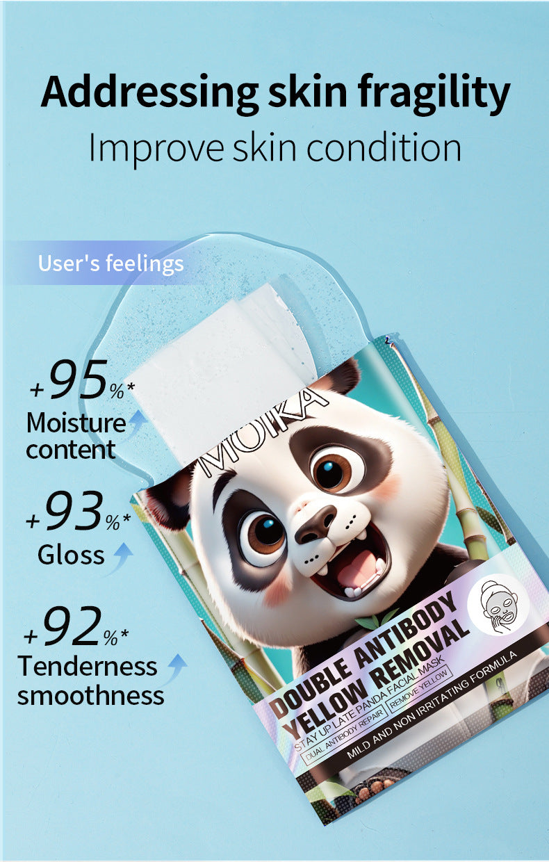 MOIKA Full Pore Shrinking White Tiger Mask Hydrating3D Animal Quality Oil Control Moisturizing Skin Care