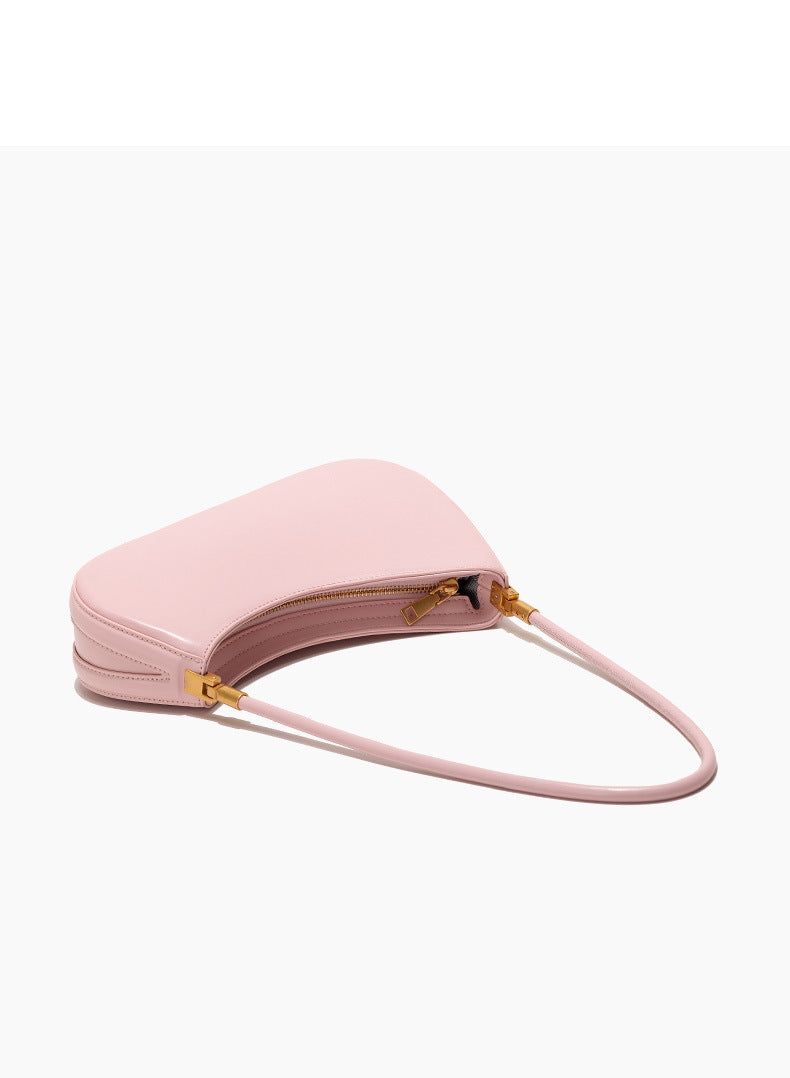 European and American Niche French Retro Underarm Fashion Women's Bag Light Luxury Simple Large Capacity Handbag Women's Single Shoulder Baguette Bag