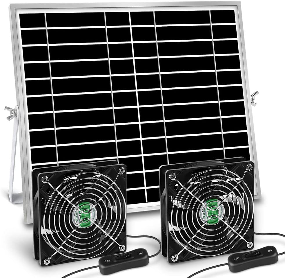 Hot Selling Waterproof Solar Fan Kit22W Solar Panel Fan,Suitable for chicken coops and sheds