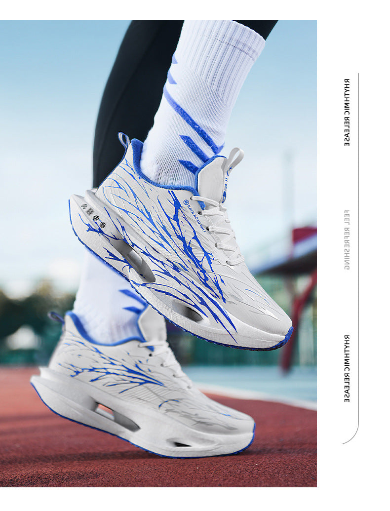 Red Rabbit9pro Winter New Leather Fleece-Lined Warm Running Shoes for Teenagers with Real Carbon Plate Training Sports Shoes