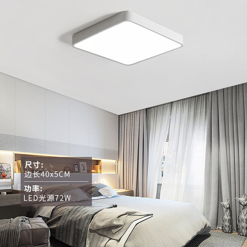 Modern simple personality square living room lamp Nordic Creative Home Use led Bedroom Ceiling Light Zhongshan Lighting Fixtures