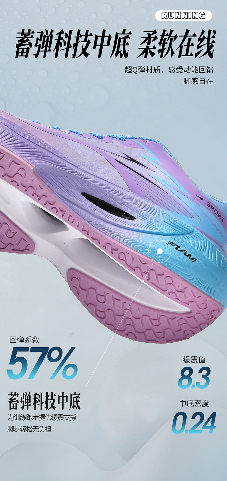 New Feiran Real Explosive Carbon Plate Ultra-light Rebound Couple Running Shoes Youth Non-slip Racing Training Sports Shoes