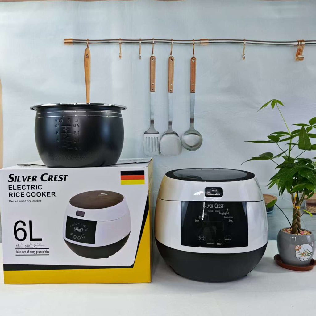 新款智能触控6升电饭煲家用多功能大容量预约定时电饭煲批发