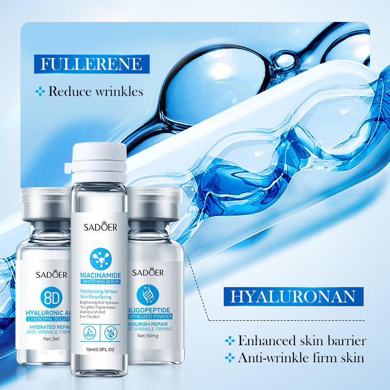 Cross-border Freeze-Dried Powder Combination Hydrating Moisturizing Skin Rejuvenation Nourishing Skin Freeze-Dried Powder Set Export Manufacturer Wholesale