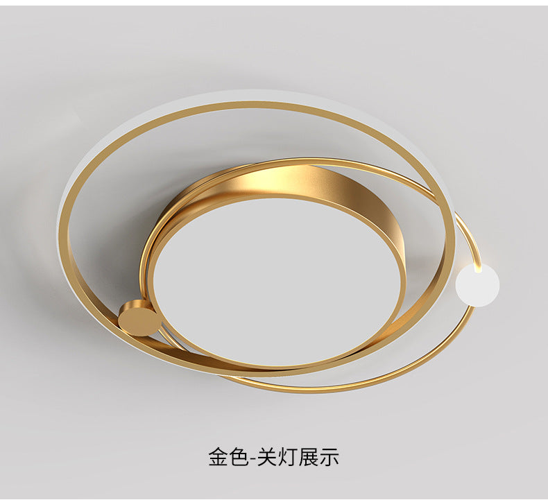 Nordic Bedroom Light Modern Minimalist led Ceiling Lamp Cozy Romantic Creative Living Room Study Room Light Fixture Round Shape