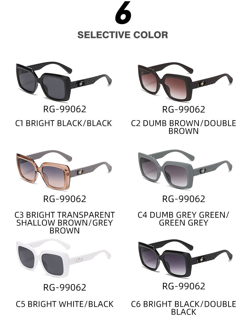 2025New European and American Fashion Square Frame Sunglasses for Women High-end Sunglasses Wholesale sunglasses