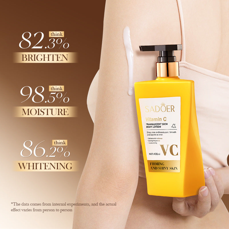 All English Vitamins C Translucent Body Lotion SADOER Moisturizing Body Lotion  Wholesale