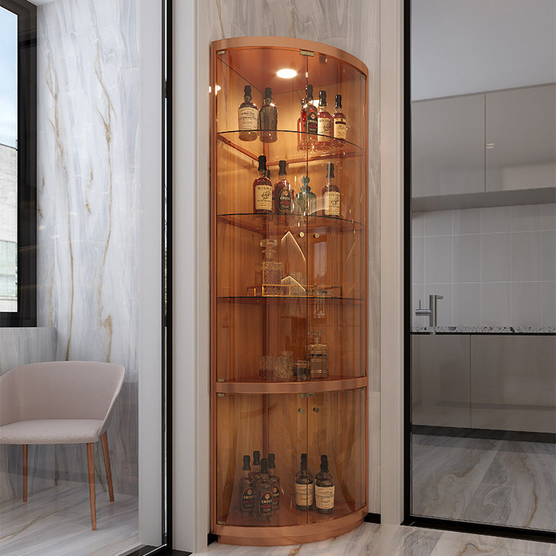 Glass Door Wine Cabinet Display Cabinet Living Room2022New Wine Rack Internet Celebrity Small High-End Light Luxury Modern Home Wall-Mounted