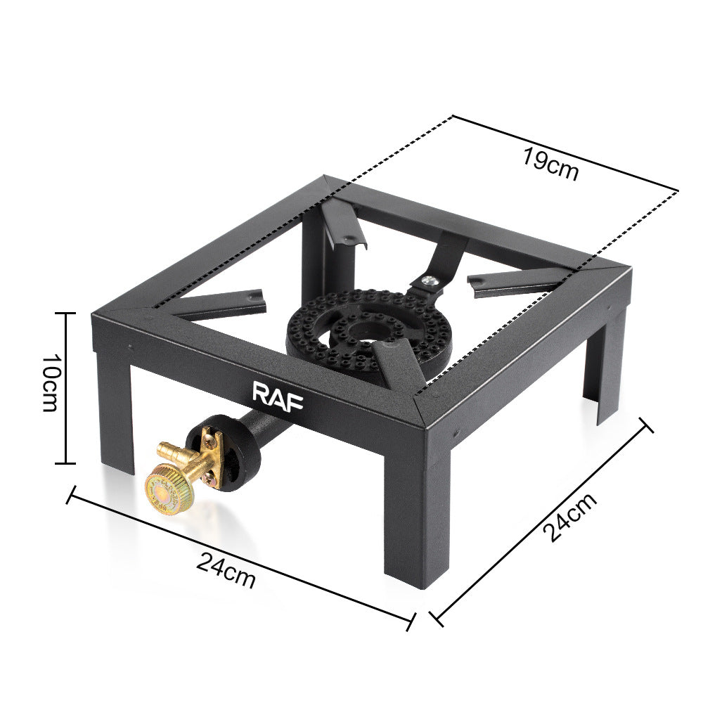 RAF Gas Stove Simple Household Liquefied Gas Tabletop Flameout Single Burner Easy-to-Clean Gas Stove R.8500