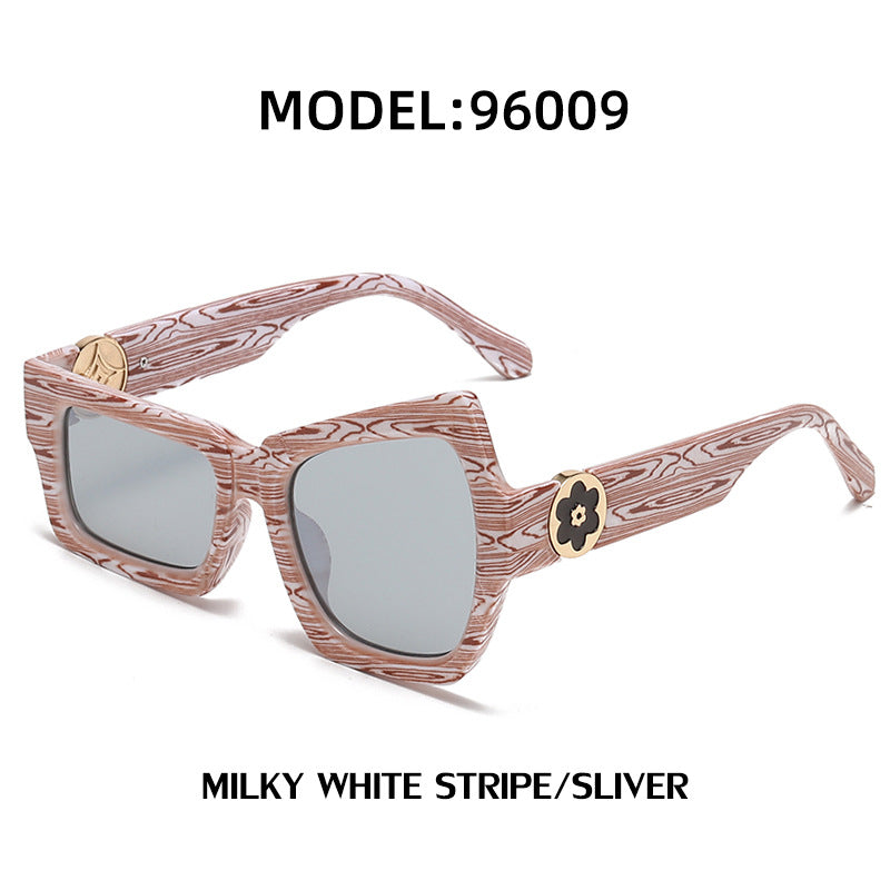 European and American Steampunk Sunglasses Unique Irregular Outdoor Sun Protection Sunglasses for Men High-end Glasses Wholesale