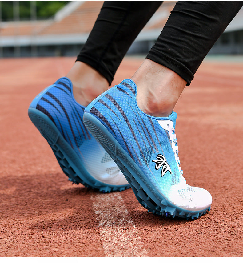 New Track and Field Spikes Men's Full Palm Carbon Plate7Student Physical Education Training Running Shoes for Long Jump and Middle Distance Running for Women