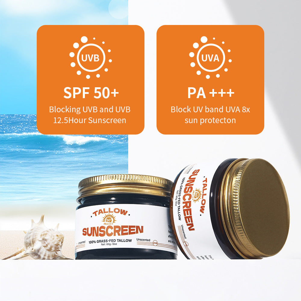 In Stock Cow Fat Sunscreen Honey Cow Oil Cream Dry Moisturizing Skin Care Cow Fat Sunscreen Lotion Bare Face Cream