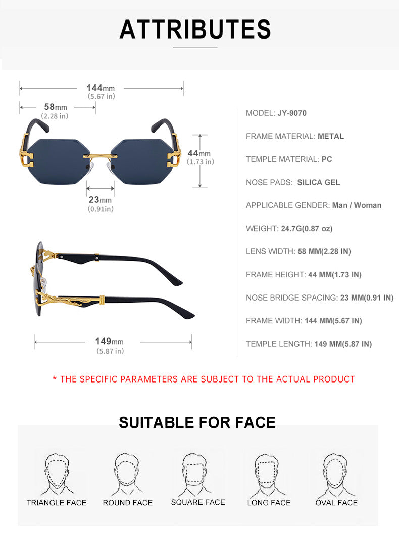 Vintage Imitation Wood Grain Leopard Temple Sunglasses Men's Square Frame Cut Edge Driving Sunglasses Wholesale shades