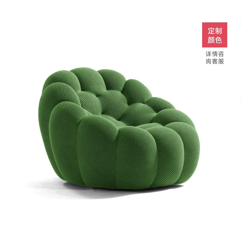 Nordic Minimalist Designer Bubble Sofa Single Double Three Person Complete Roche Bobois Personalized Villa Compressed Football Sofa Shipping and tax not included