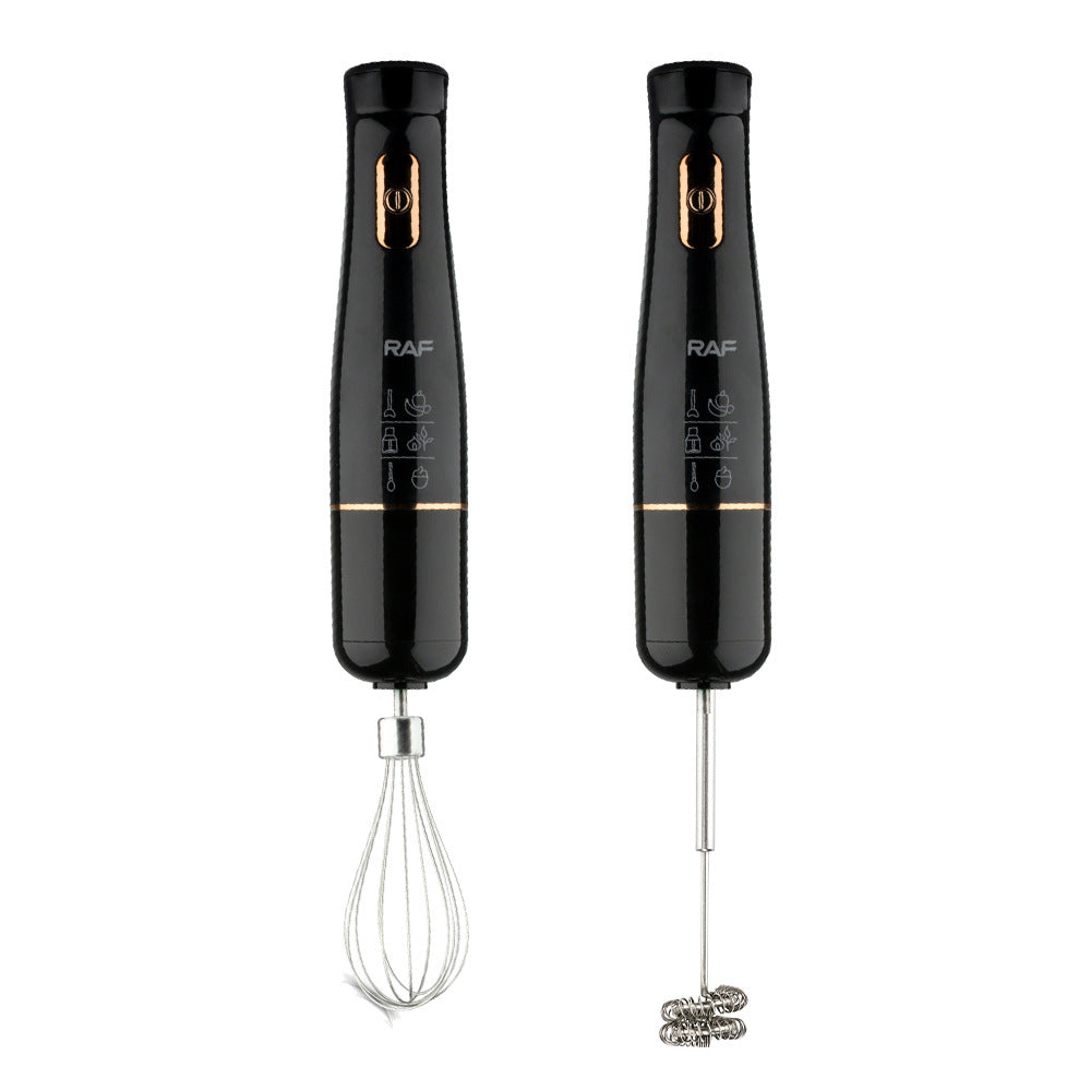 RAF EU Standard Portable Household Electric Stainless Steel Cooking Stick Blender Food Mixer 5-in-1309