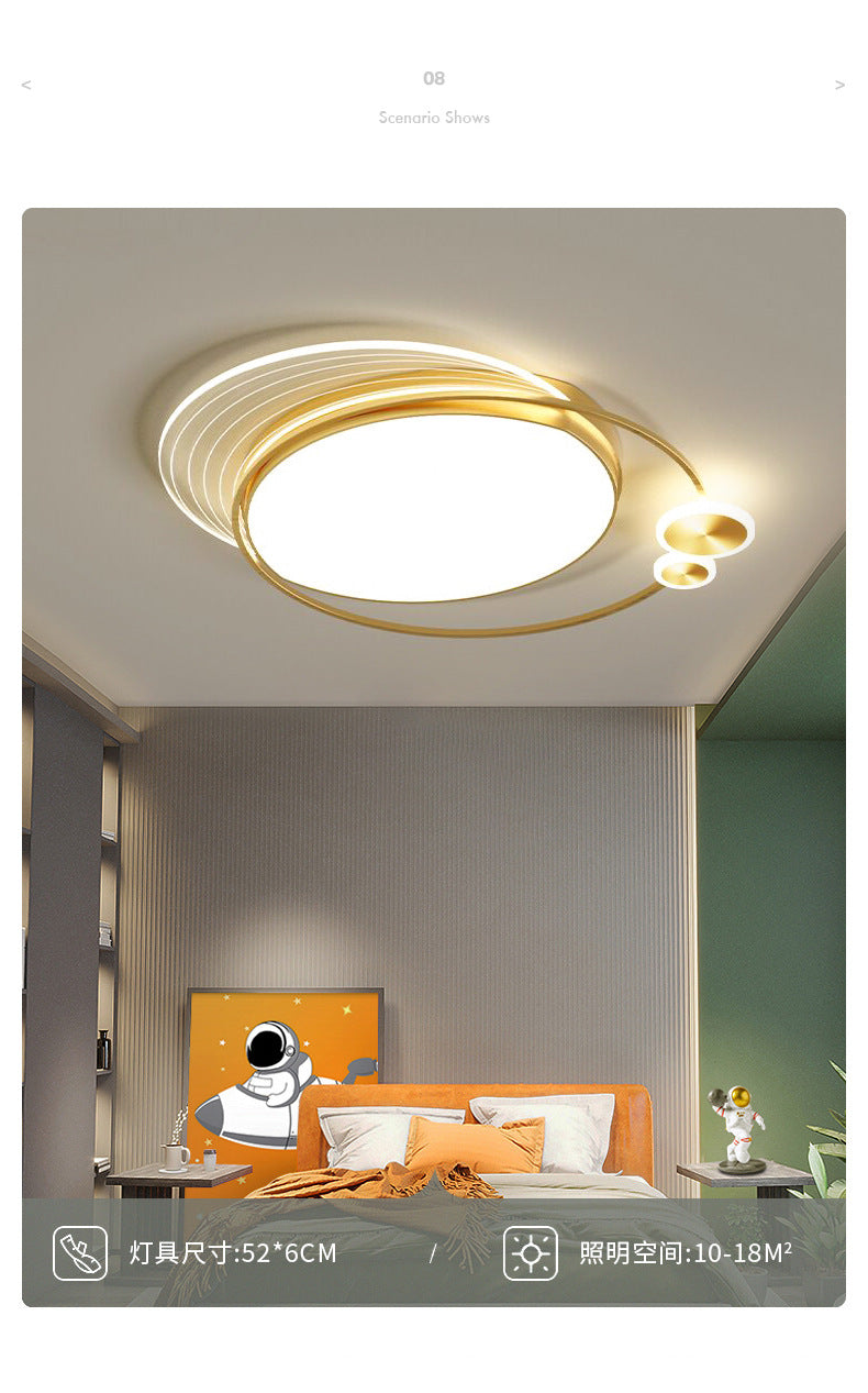 Bedroom lamp warm and romantic creative lighting fixture LED Living Room Home Ceiling Light Fixture Simple Modern Round Room Lamp