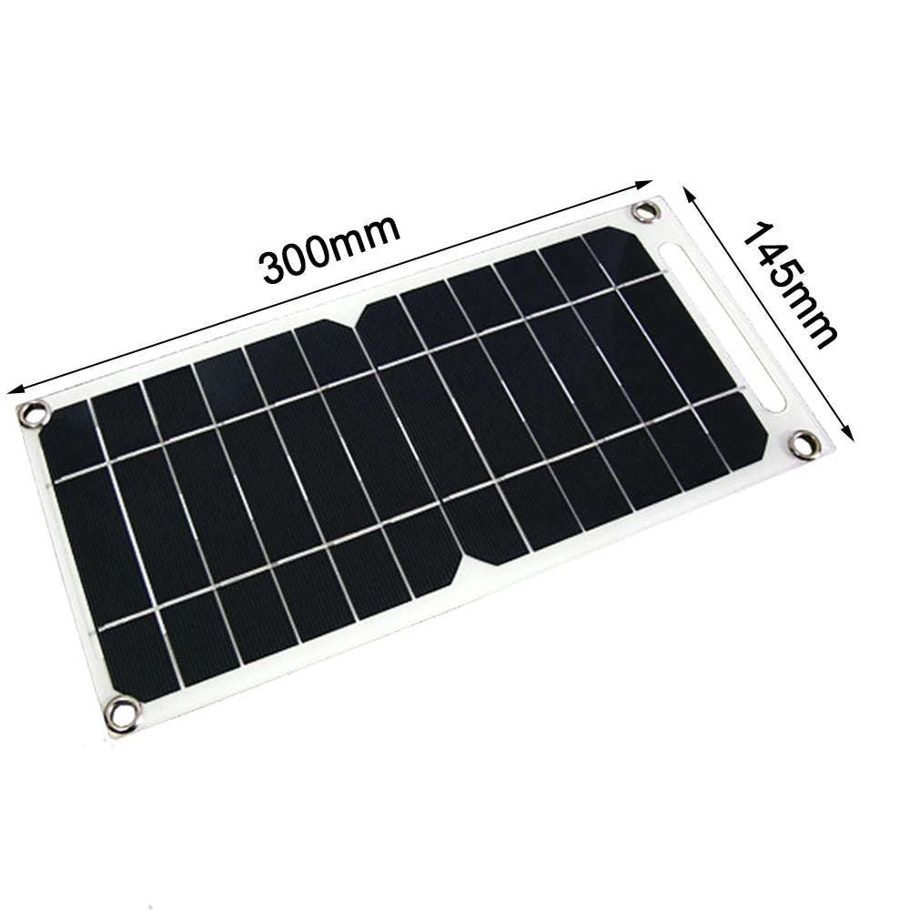5V 6W Solar panel output USB Outdoor Portable Solar System Mobile Phone Charger Too