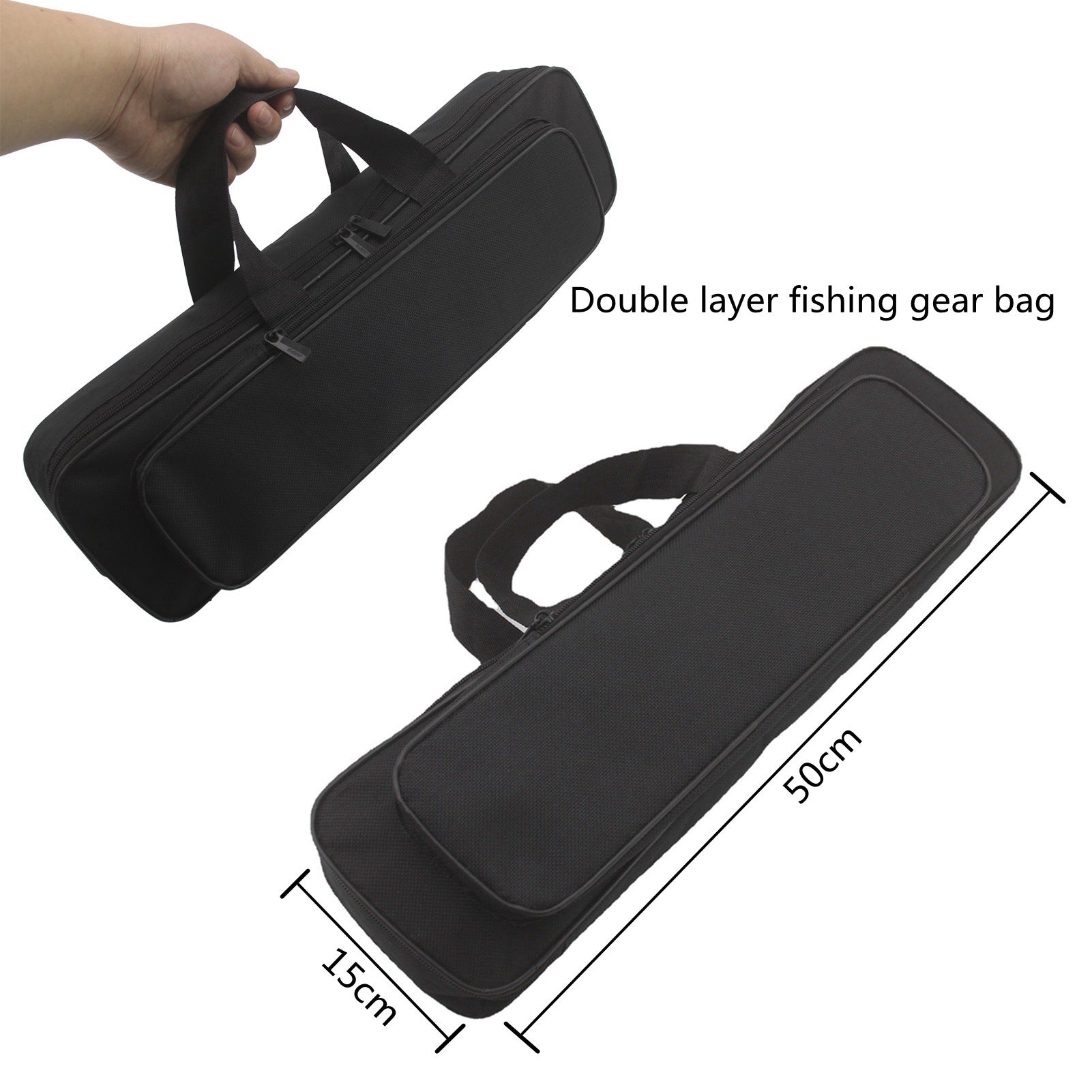 Comfortable Extended Handle Carbon Short Section Telescopic Lure Rod FBA Fishing Gear Set Short Casting Rod