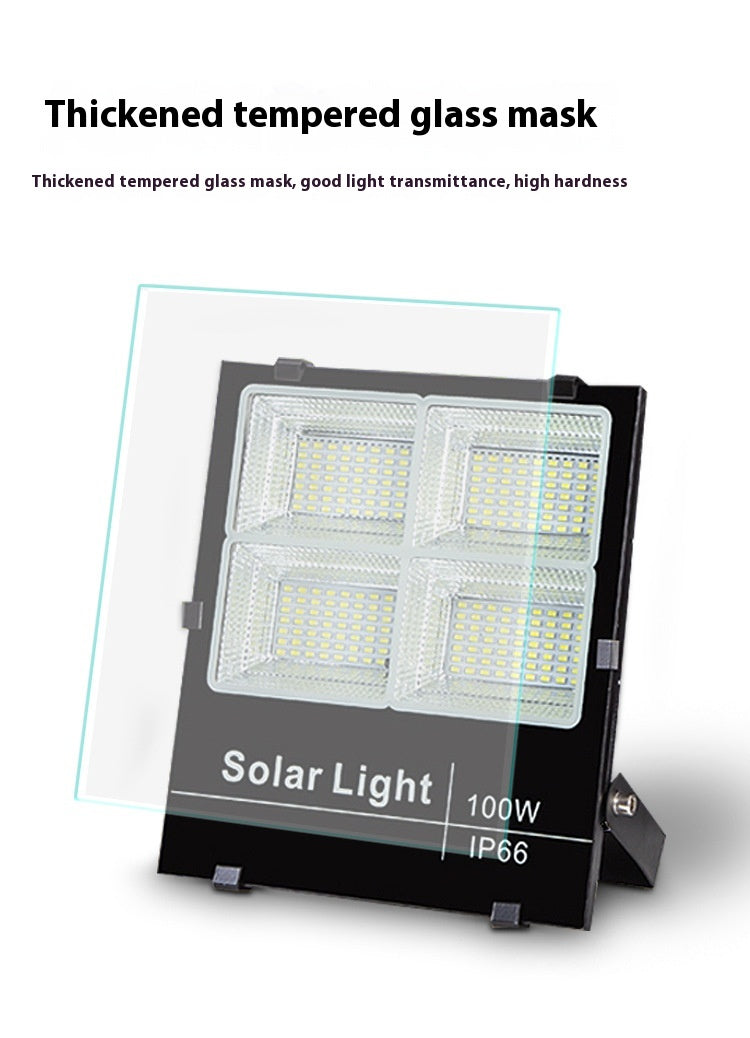 Wholesale Super Bright Waterproof Aluminum LED Solar Floodlights IP67 Rating Outdoor Courtyard Street Lights for Garden