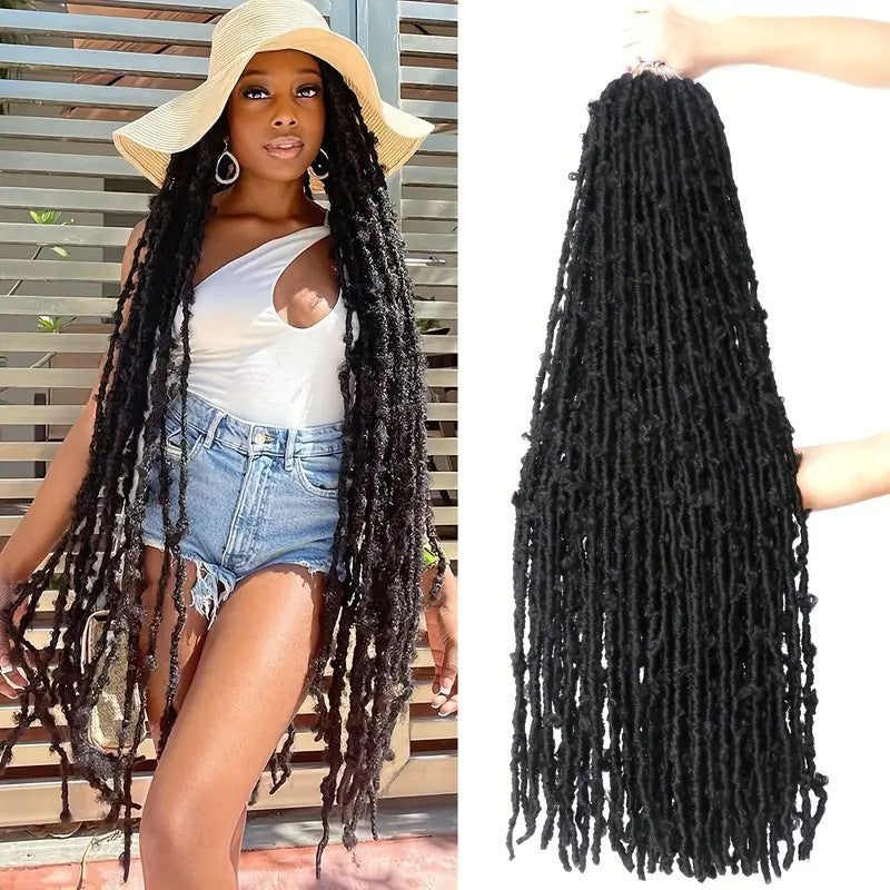 Foreign Trade Dreadlock Crochet Hair Butterfly Locs Crochet Hair Goddess Butterfly Curly Wig