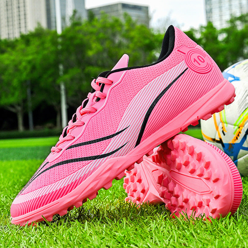 New professional football shoes for men and women teenagers TF Broken Nail AG Long Spike Lightweight Wear-Resistant Competition Training Shoes