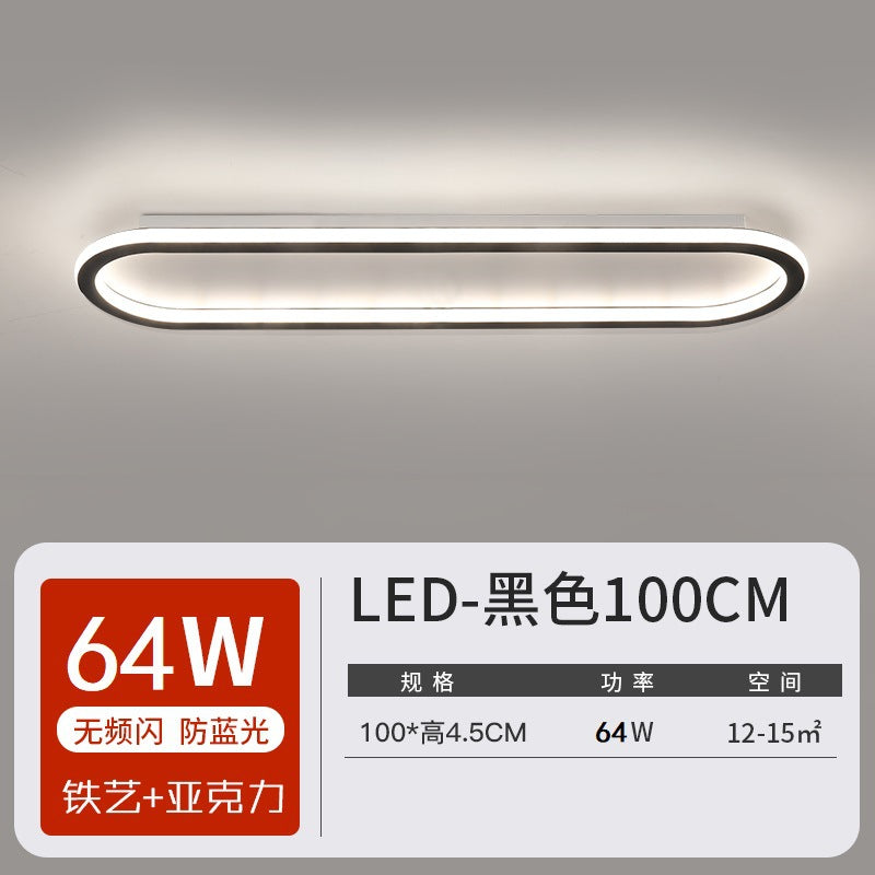 Nordic Ultra-Thin Ceiling Light Rectangular led Living Room Lamps Modern Minimalist Round Lamp Bedroom Lamp Office Lamps