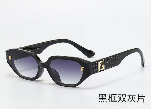 F New Style Square Frame Sunglasses for Women that Make Face Look Smaller ins Xiaohongshu Influencer Same Style Acetate Sunglasses FFM2150
