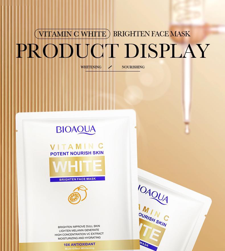 Full English Mask25gBIOAOUA Rice Honey Hydrating Moisturizing Tablets Pack  Wholesale OBO