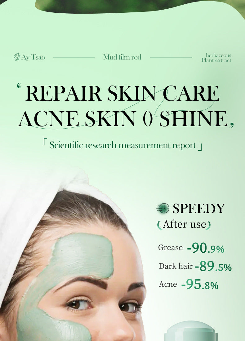 Full English Solid Face Mask40g SADOER Vitamin C Aloe Vera Mugwort Cleansing Mud Mask  Wholesale