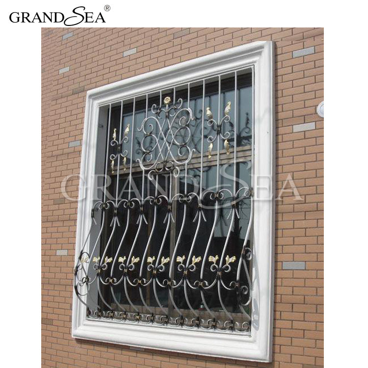 Fashionable Simple Modern Iron Window Grill Design