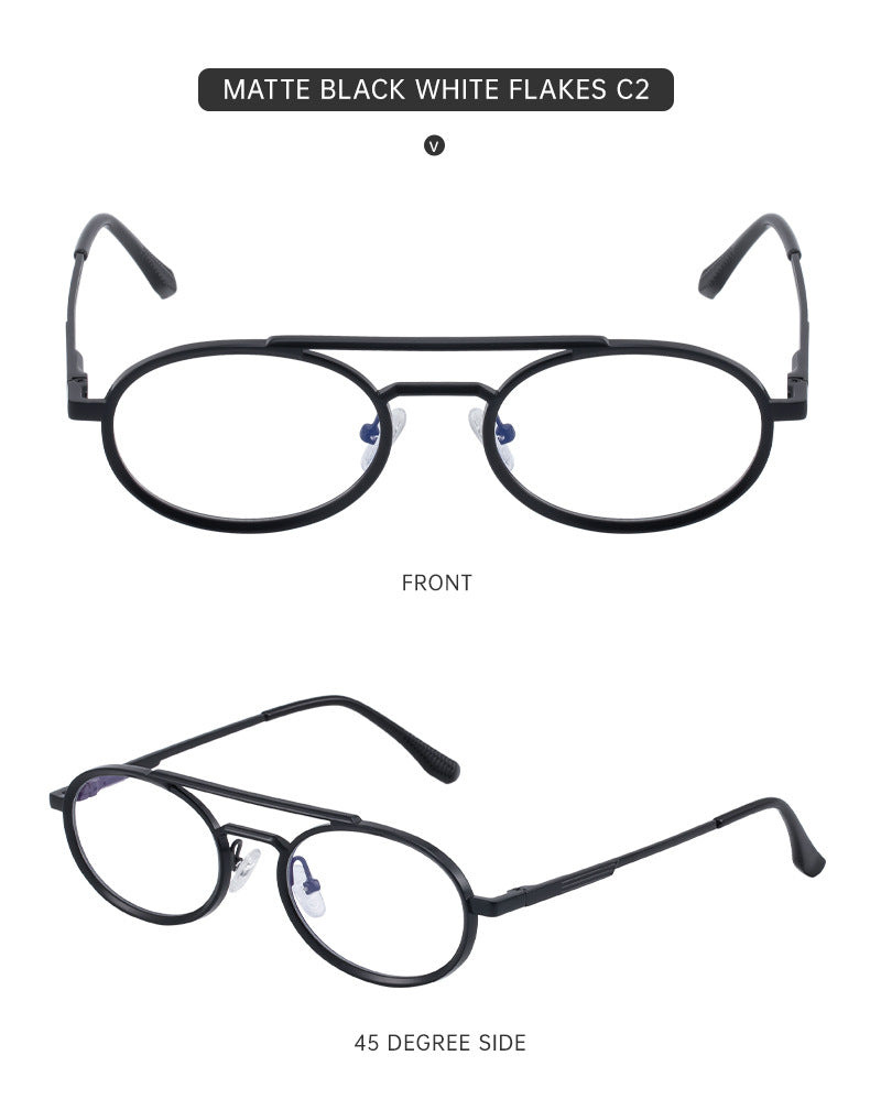 2025New European and American Retro Oval Frame Sunglasses for Men with High-end Spring Sunglasses for Women sunglasses