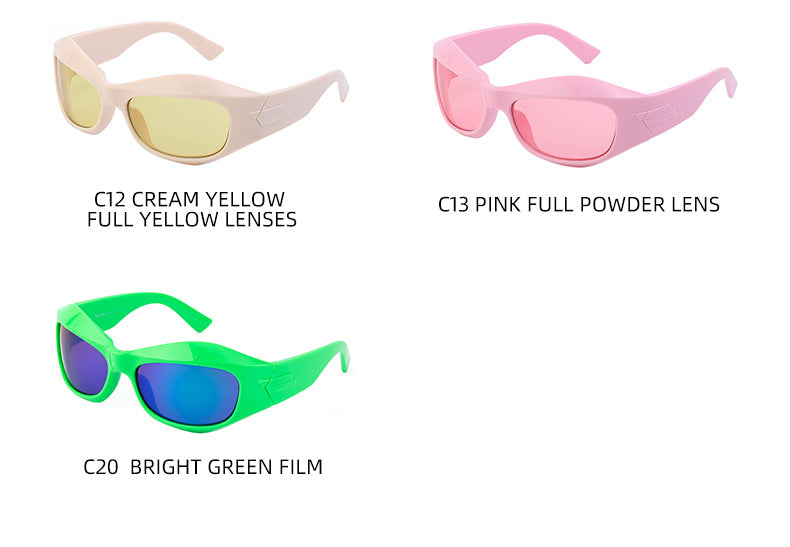 Steampunk Style Y2K Sunglasses for Men Cycling Sports Sunglasses for Women Wholesale