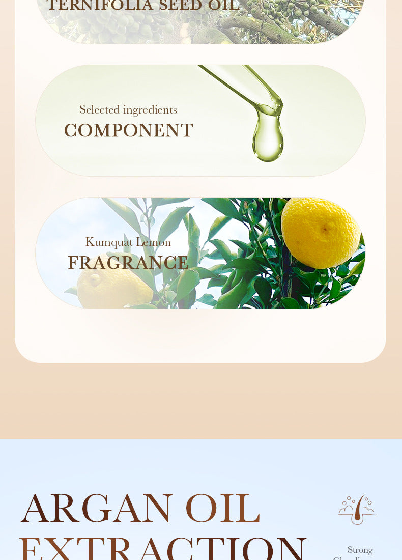 Argan Oil Shampoo500ml SADOER Smooth Anti-Dandruff Refreshing Conditioner Cross-Border Wholesale