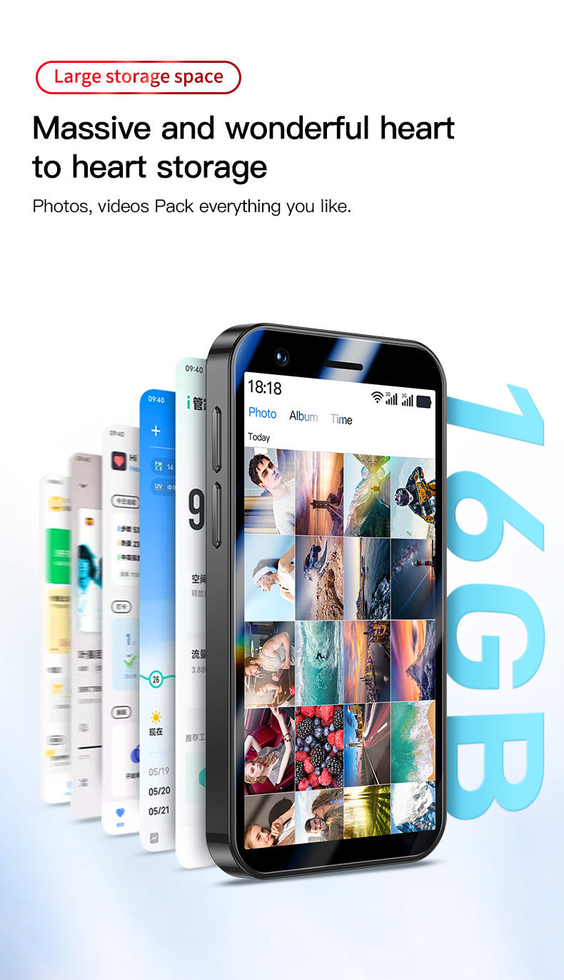 Smartphone F8 PRO MAXX Mini Student Backup Device to Combat Internet Addiction3.0Touch Screen3G Smartphone