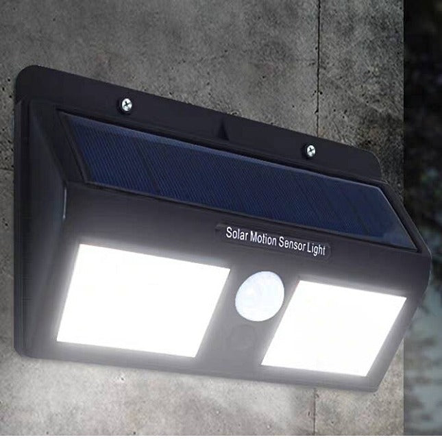 Solar Light Outdoor Waterproof Wall Light40LED Street Light Twin Garden Landscape Lamp Human Body Sensor Street Light