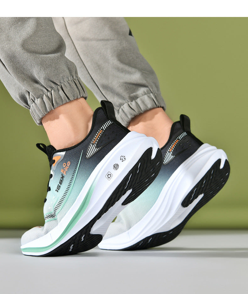 2025Large Size Marathon Running Shoes for Men and Women, Outdoor Aerobic Running, Lightweight and Breathable, Student Physical Test Running Shoes