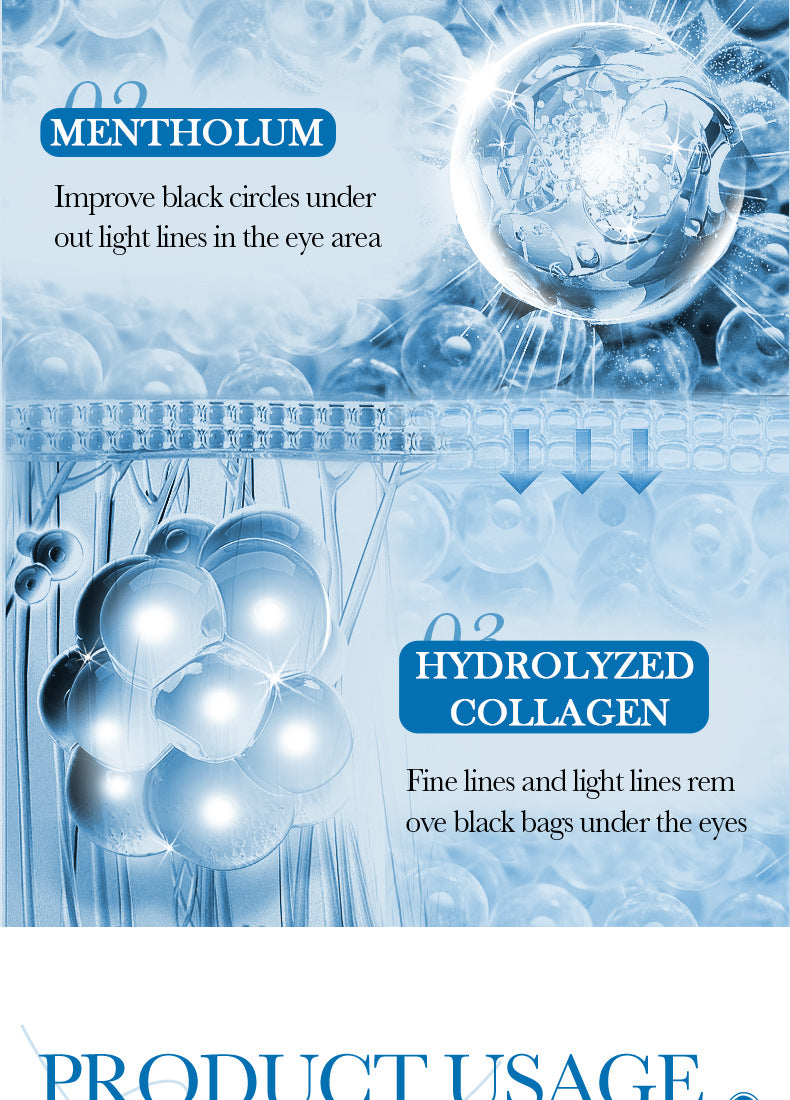 Collagen Butterfly Gel Eye Mask SADOER Improve Dark Circles and Eye Wrinkles Cross-Border Wholesale