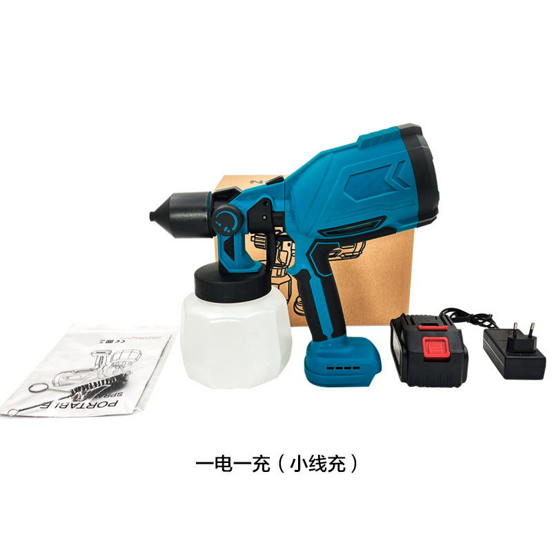 High Power Wireless21VMT Rechargeable Lithium Battery Spray Bottle Wireless Detachable Convenient Paint Spray Gun