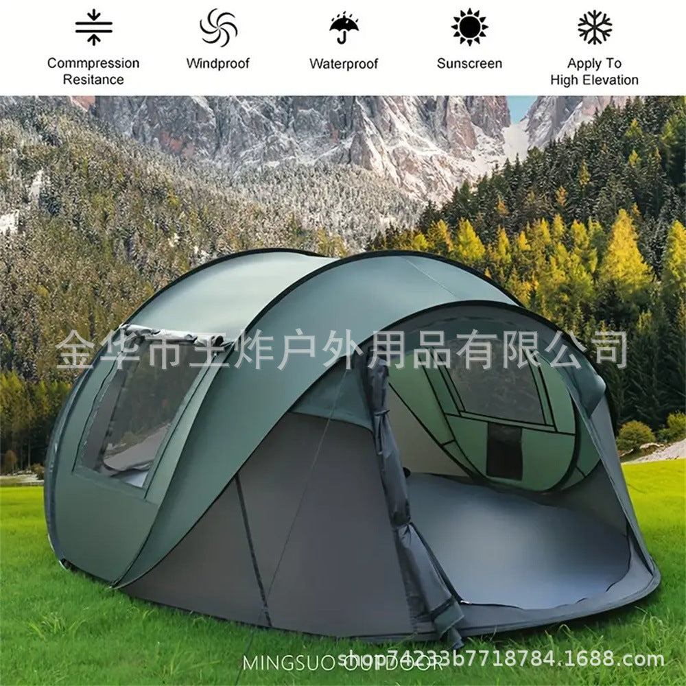 Fully Automatic Hand Throw Quick Open Tent Indoor Children's Tent Camping Windproof Rainproof Sunproof Tent