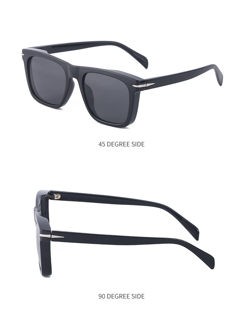 Square Frame Sunglasses for Women High-End European and American Style Internet Celebrity Same Style Mountaineering Sunglasses for Men Trendy shades Wholesale Eyewear