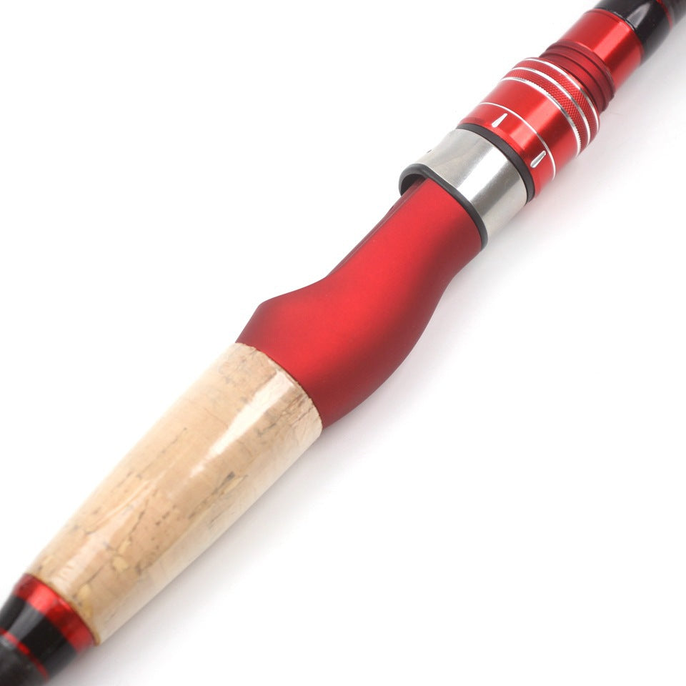 Ultra Short Ultra Light Portable Fishing Rod Carbon Fiber Telescopic Lure Rod Vibration Style Fashionable Lure Rod Lightweight Casting Small Sea Rod