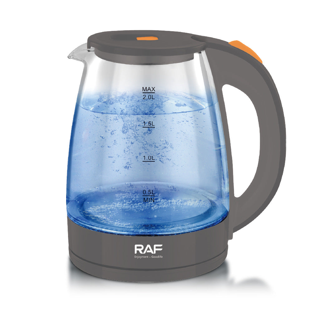 RAF European Standard Glass Electric Kettle Household Electric Kettle Automatic Power-off Kettle Health Care Wholesale R.7201