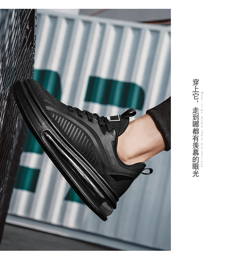 plus Size2025Spring New Comfortable Sports Shoes Casual Running Shoes Cushioned Lightweight Breathable Shock Absorption Trendy Shoes