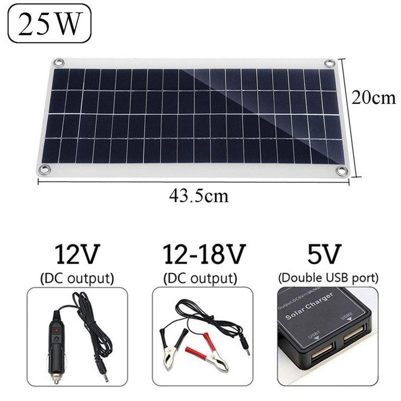 30W Flexible Lightweight Portable Controller Solar Charging Board Durability Solar Charger
