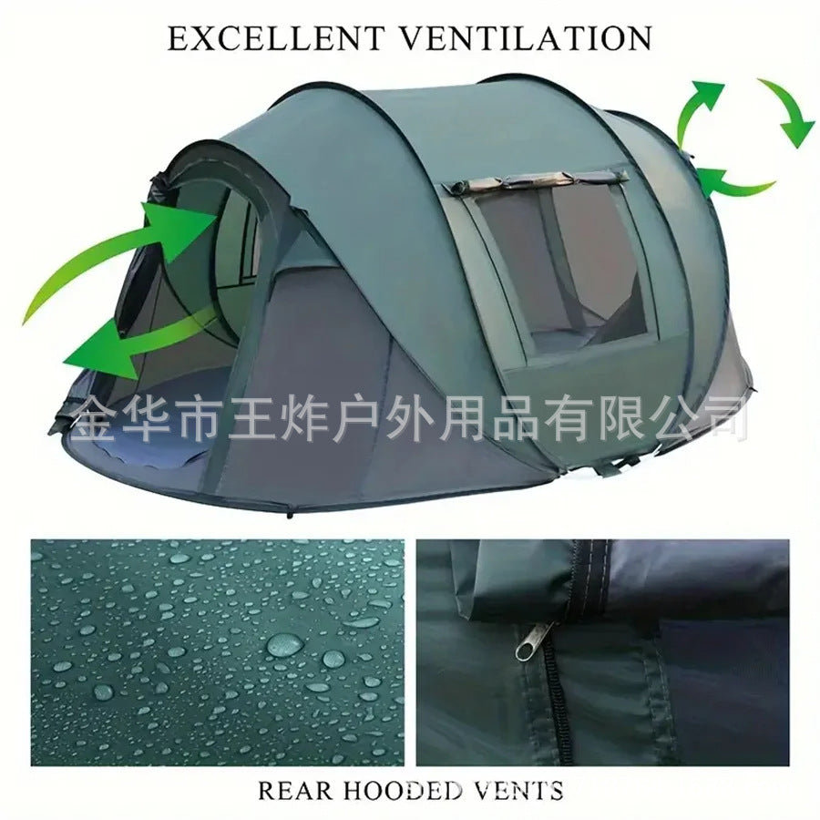 Automatic Hand Throw Quick Open Tent Indoor Children's Tent Camping Windproof Rainproof Sunproof Tent