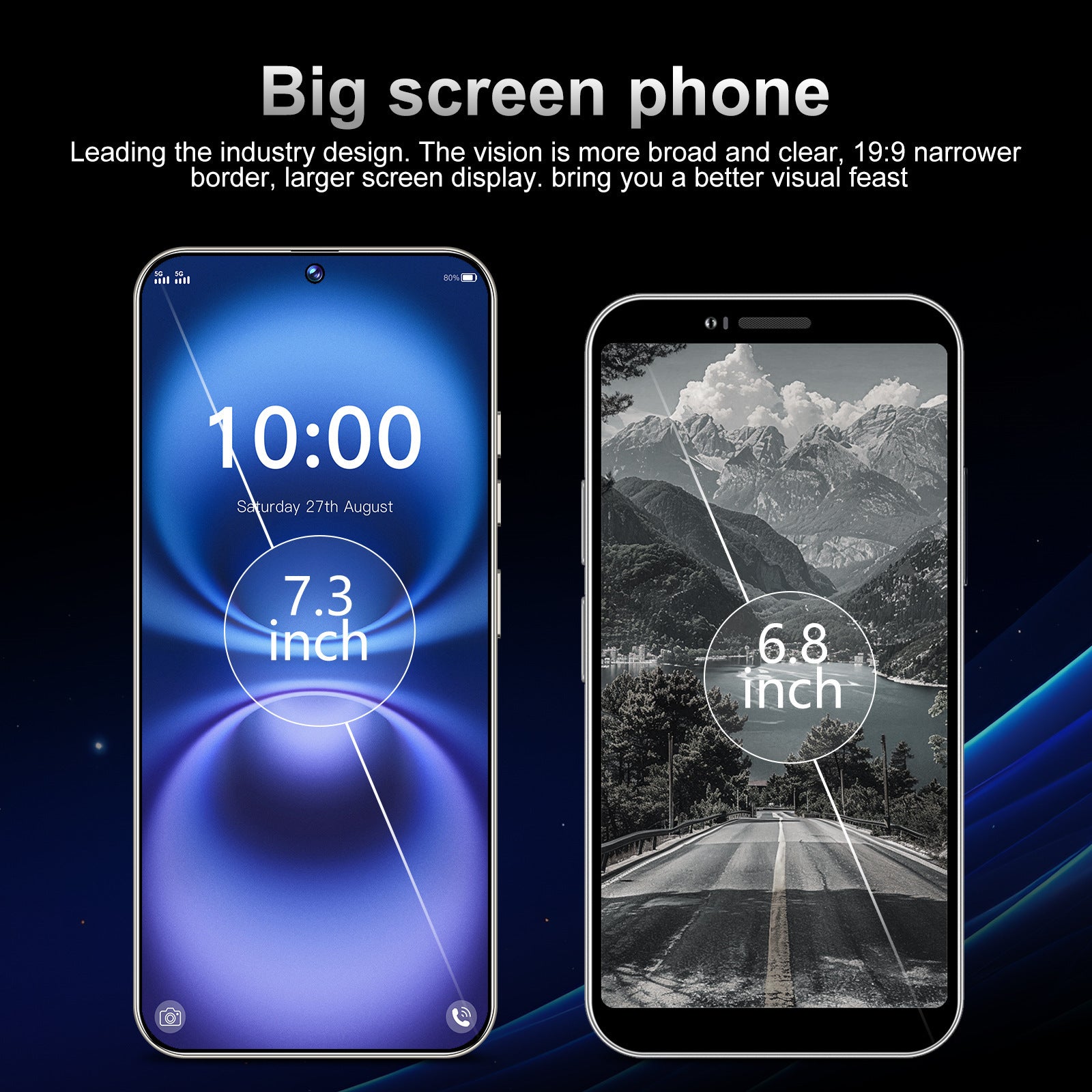 Globally Exclusive for Mobile Phones S25Ultra Large Screen HD2+16G Large Memory Source TK Wholesale